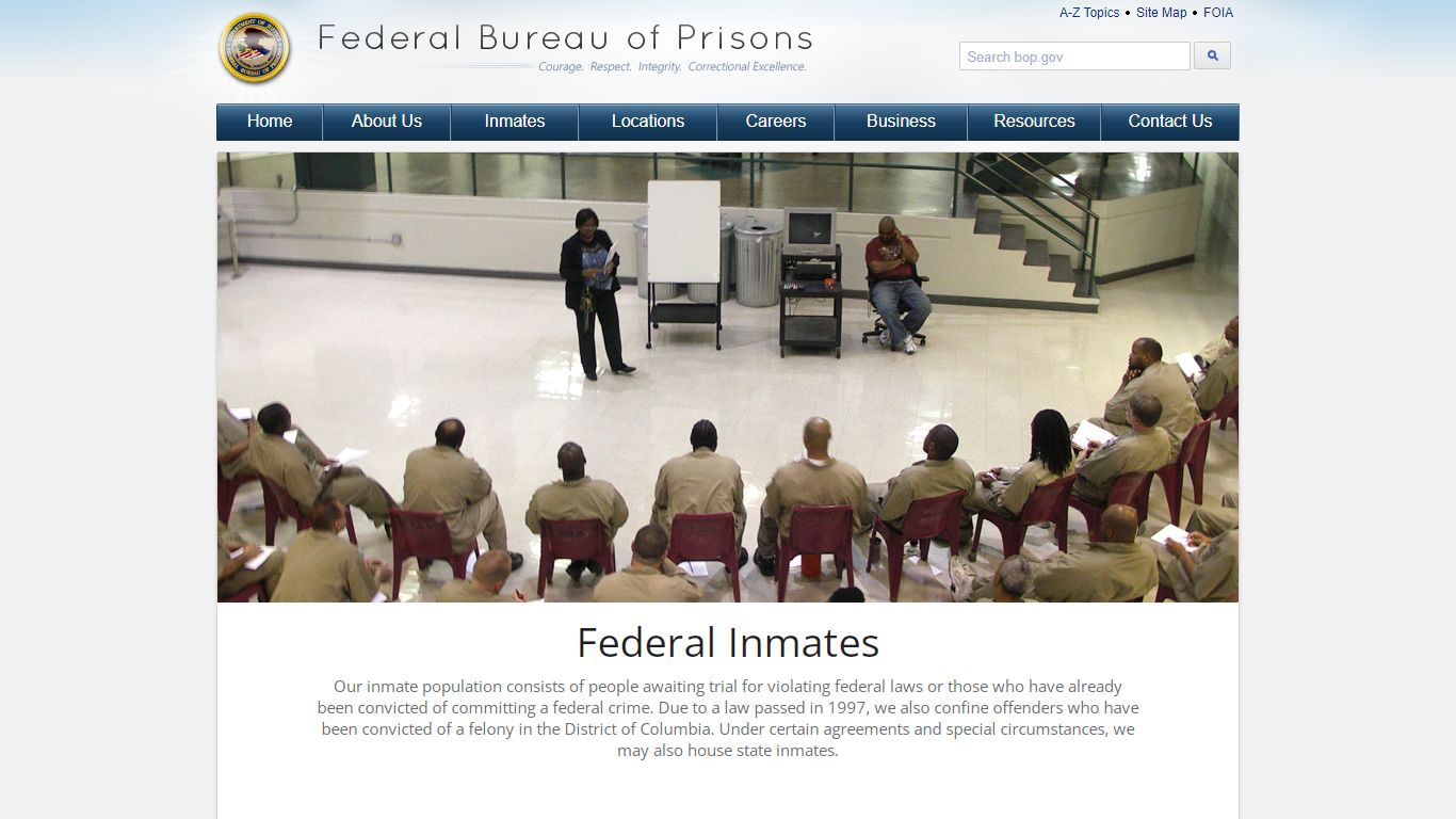 BOP: Federal Inmates